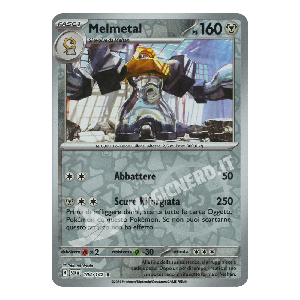 Melmetal Rara Reverse SCR 104 (ITA)