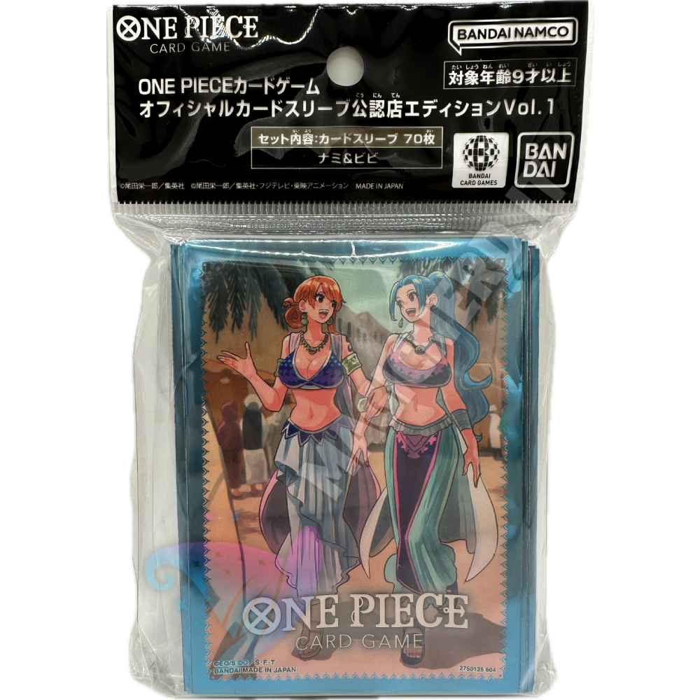 Nami e Vivi Official Sleeves One Piece Card Game (70 Sleeves)