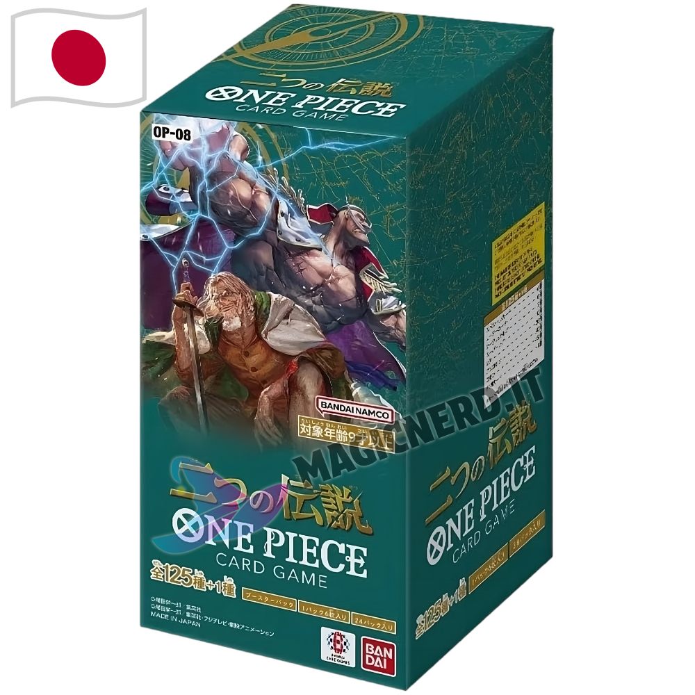 One Piece Card Game OP-08 Two Legends Booster Box 24 Buste (JAP)