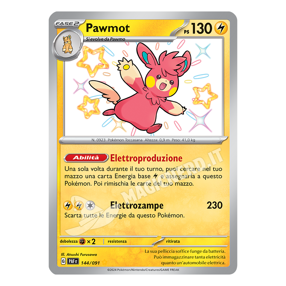144/091 Pawmot Shiny