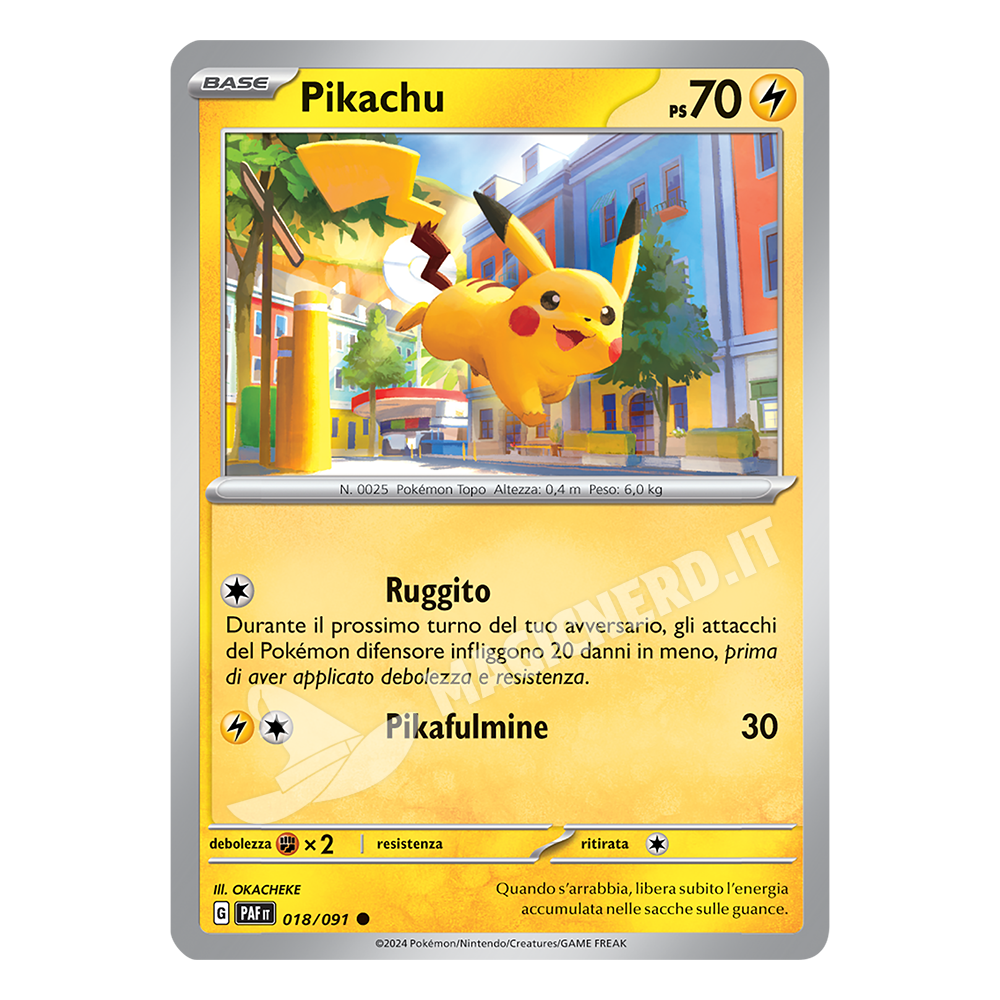 Pikachu Comune PAF 018