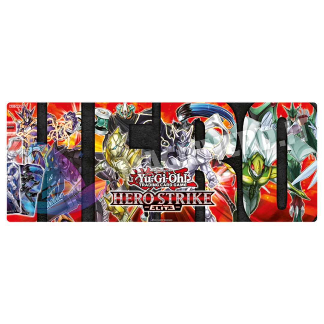 Tappetino Ufficiale Yu-Gi-Oh! HERO Strike – Attacco degli Eroi (Playmat)
