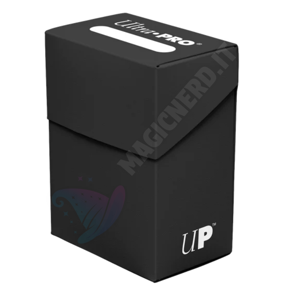 Portamazzo Deck Box Black 80+ Ultra PRO