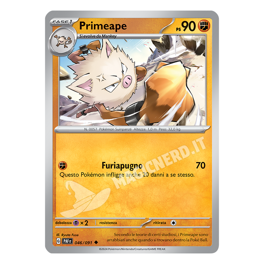 046/091 Primeape Non Comune PAF