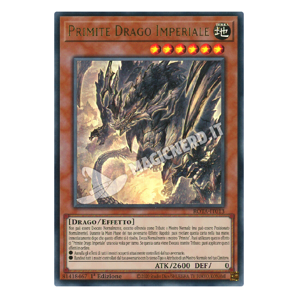 Primite Drago Imperiale ultra rara