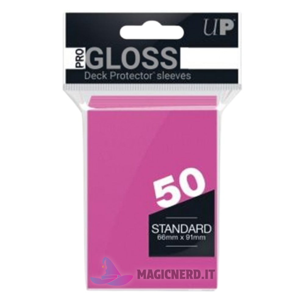 Standard - PRO-Gloss - Classic Bright Pink (50 Bustine) - Ultra Pro