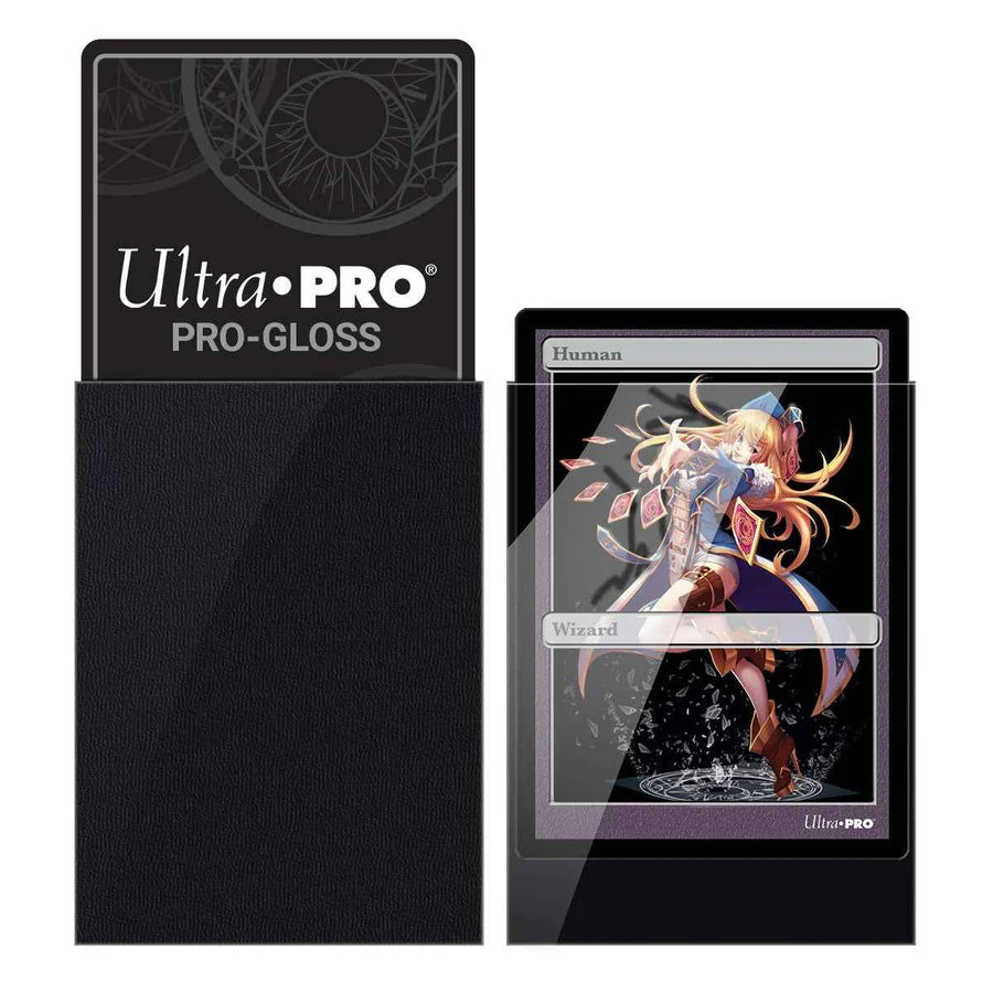 PRO-Gloss Small Sleeves Black Ultra Pro (60 Bustine)