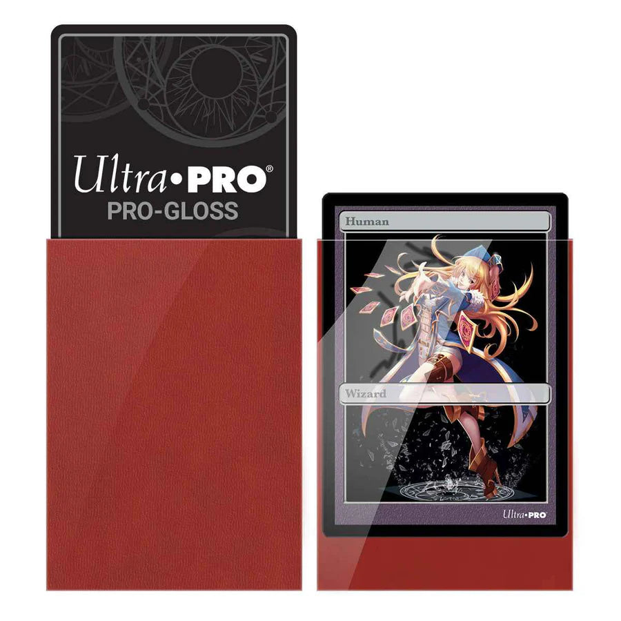 PRO-Gloss Small Sleeves Red Ultra Pro (60 Bustine)