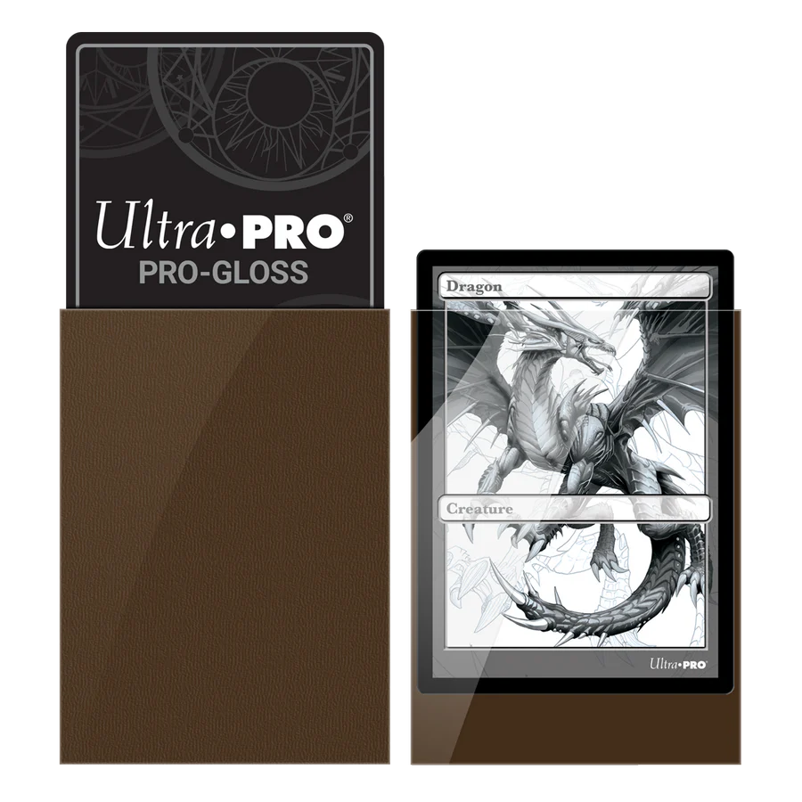 PRO-Gloss Standard Sleeves Brown Ultra Pro (50 Bustine)