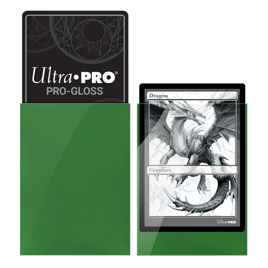 PRO-Gloss Standard Sleeves Green Ultra Pro (50 Bustine)