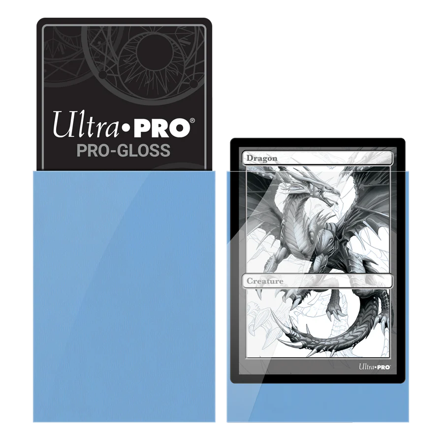 PRO-Gloss Standard Sleeves Light Blue Ultra Pro (50 Bustine)