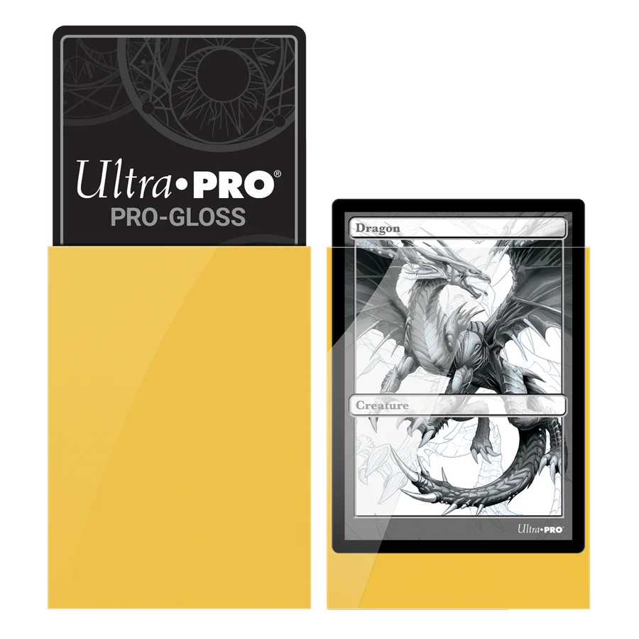 PRO-Gloss Standard Sleeves Yellow Ultra Pro (50 Bustine)