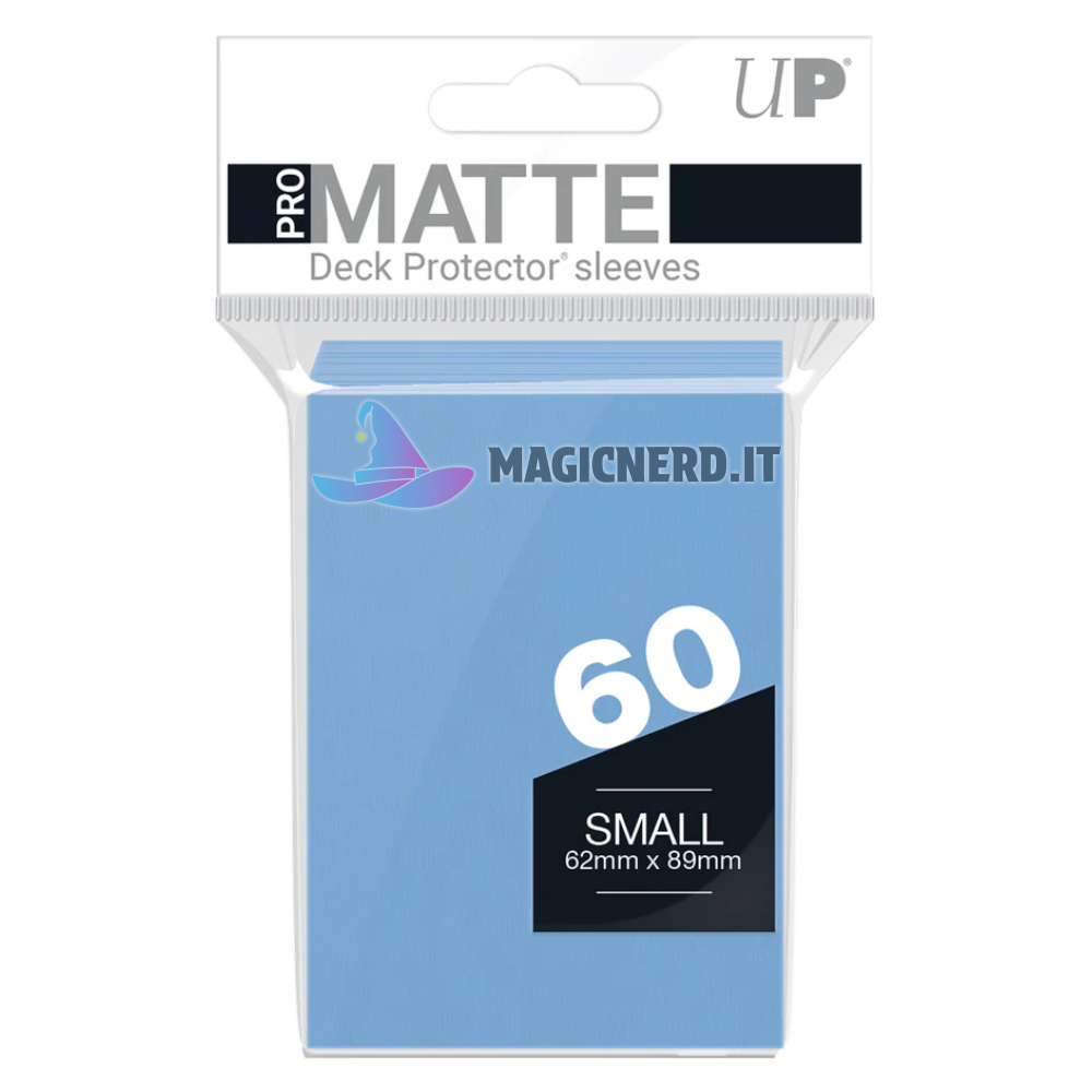 PRO-Matte Small Deck Protector Sleeves (60ct) Light Blue
