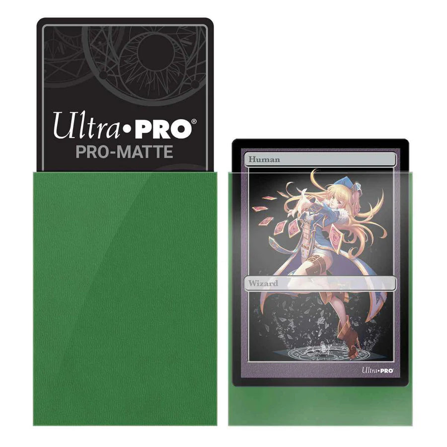 PRO-Matte Small Sleeves Green Ultra Pro (60 Bustine)