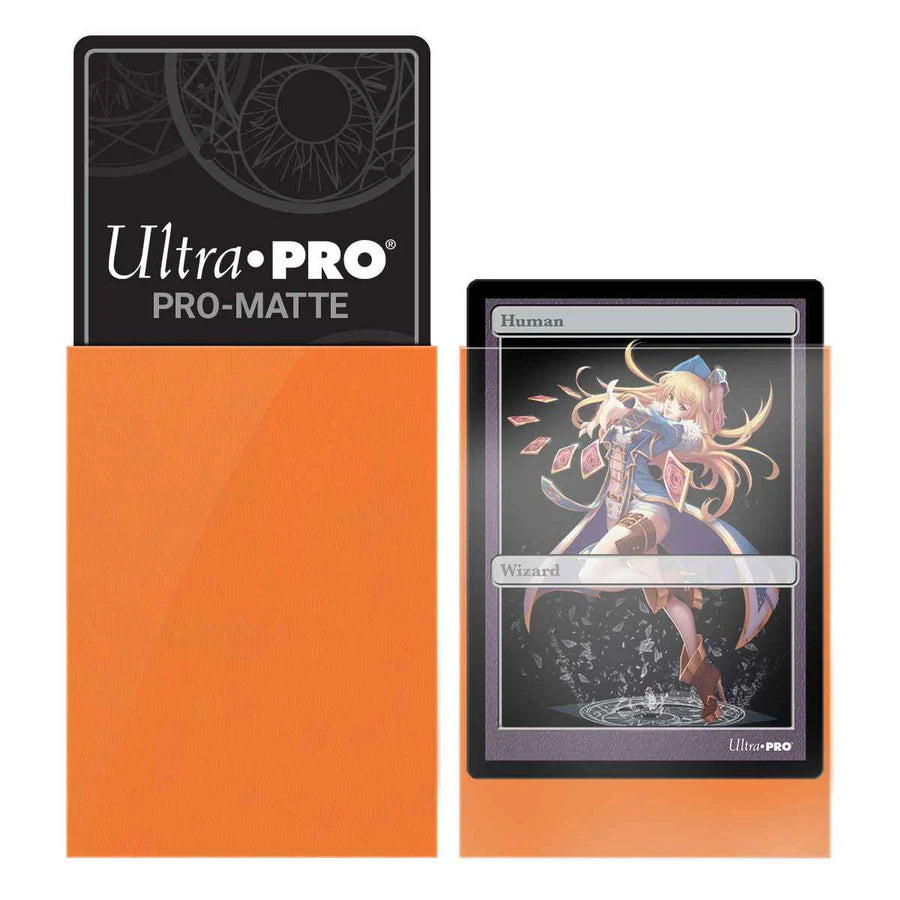 PRO-Matte Small Sleeves Orange Ultra Pro (60 Bustine)