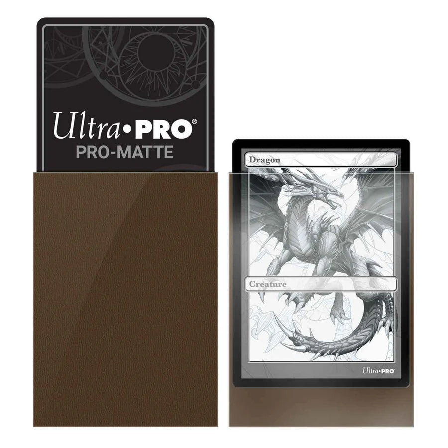 PRO-Matte Standard Sleeves Brown Ultra Pro (50 Bustine)
