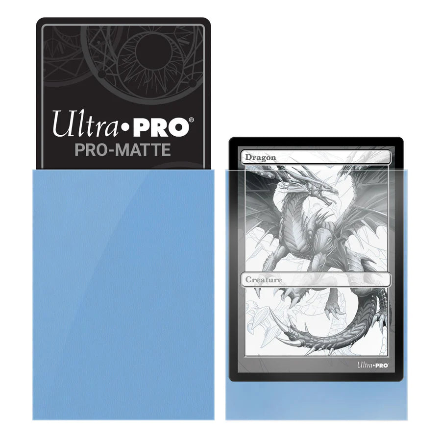 PRO-Matte Standard Sleeves Light Blue Ultra Pro (50 Bustine)