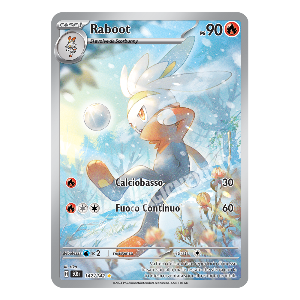 Raboot Illustrazione Rara SCR 147 (ITA)