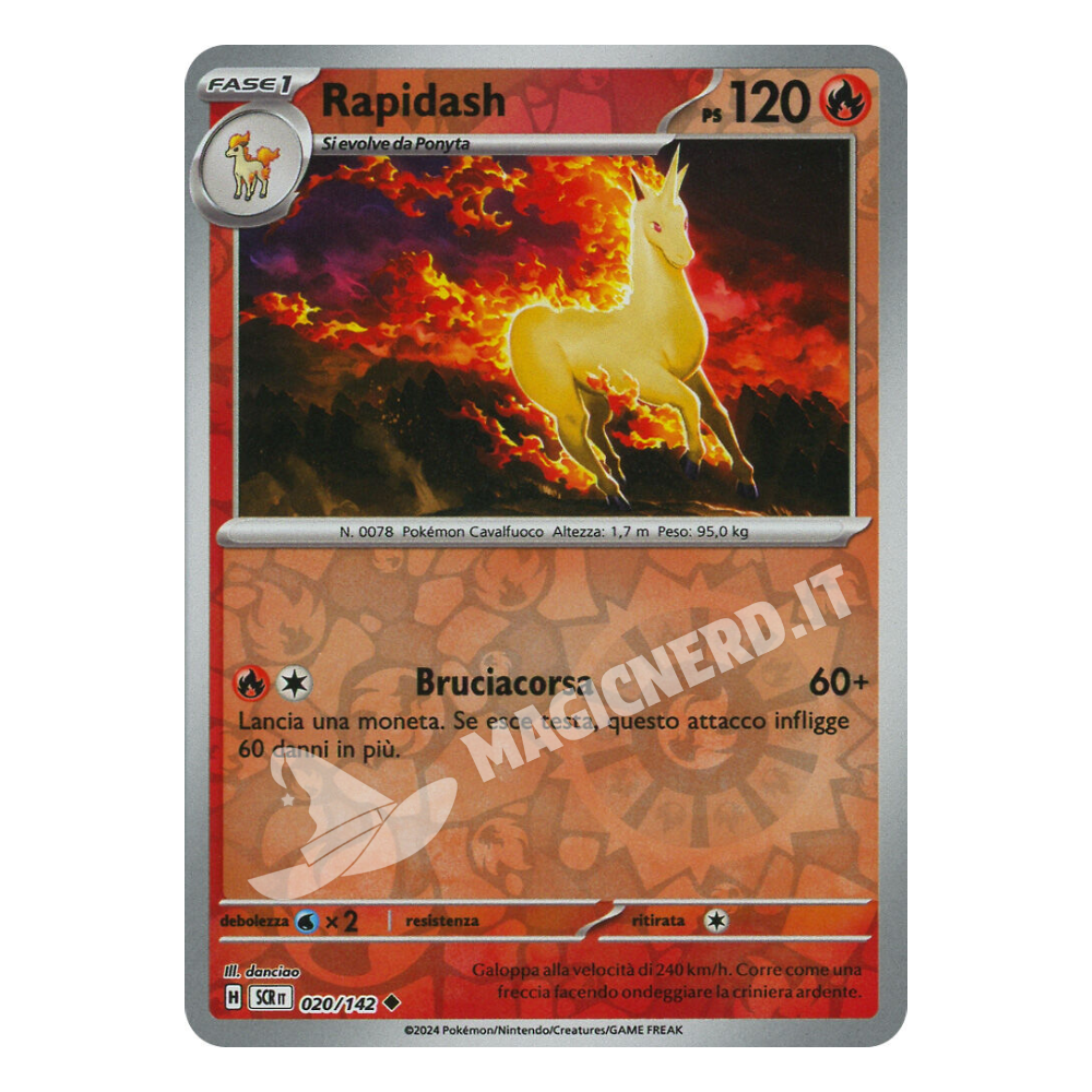Rapidash Non Comune Reverse SCR 020 (ITA)