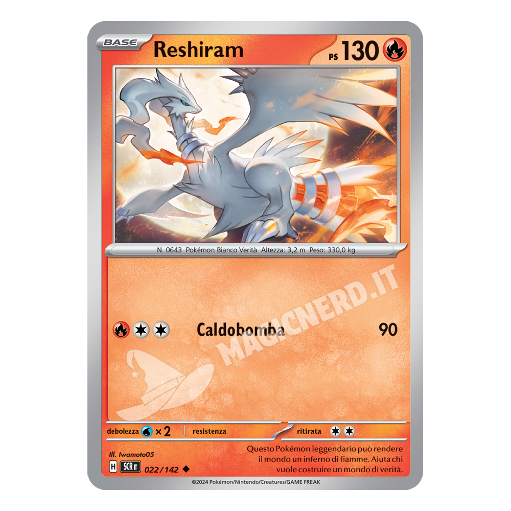 Reshiram Non Comune SCR 022 (ITA)