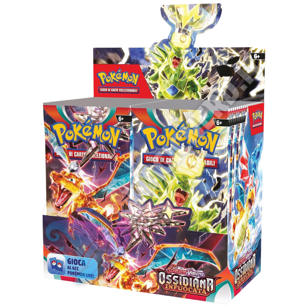 Scarlatto e Violetto Ossidiana Infuocata Display Box 36 Buste (ITA)