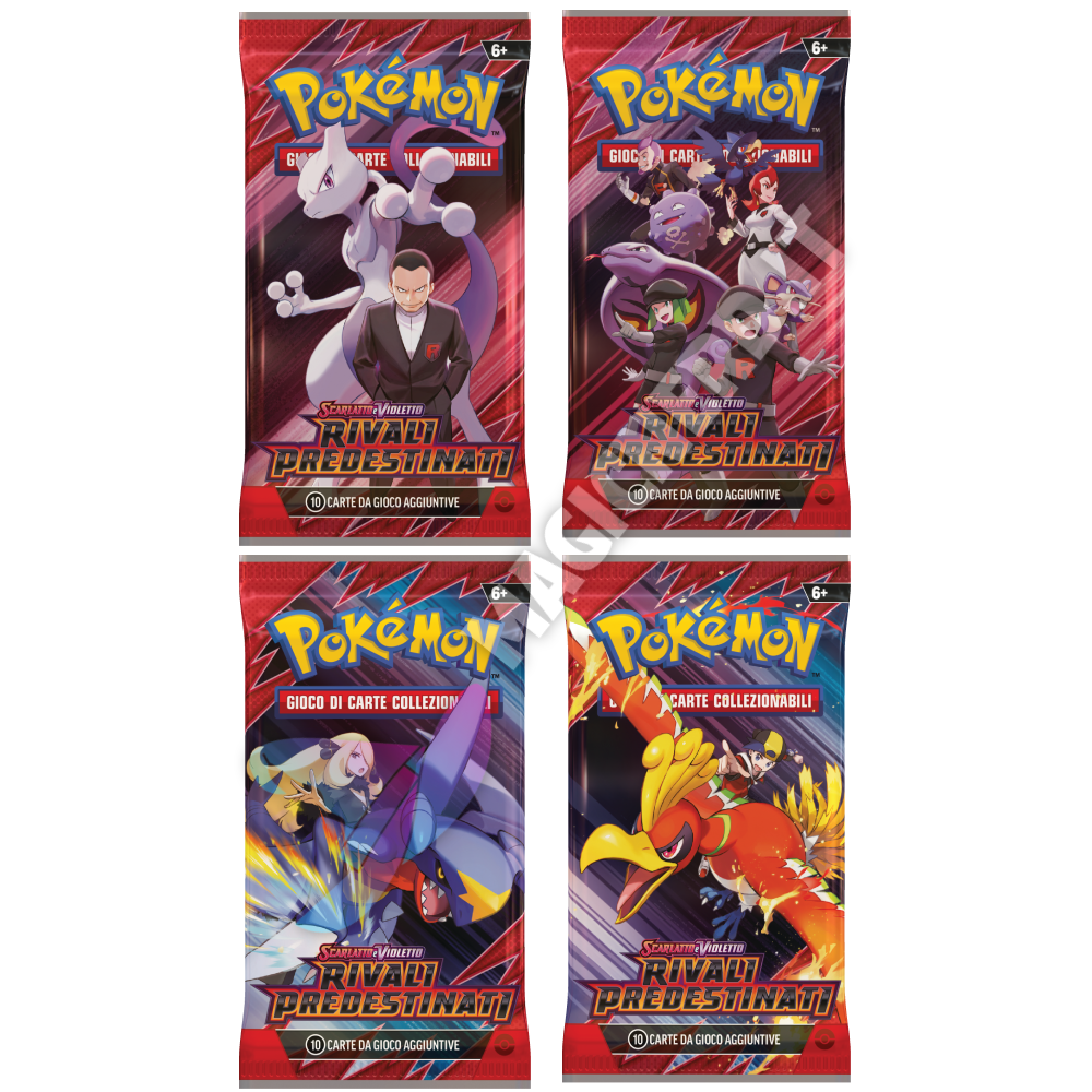 Scarlatto e Violetto Rivali Predestinati 4 Bustine Set Artwork (ITA)