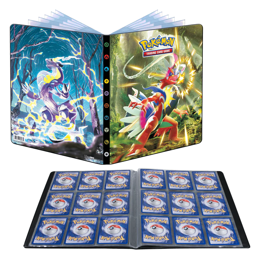 Album Ultra Pro Pokemon - Scarlatto e Violetto 9 Tasche 14 Pagine