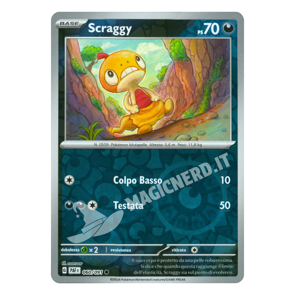 060/091 Scraggy Comune Reverse PAF