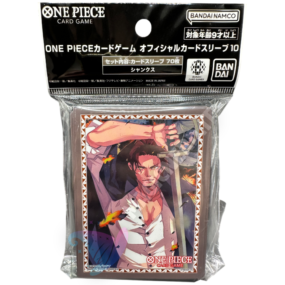 shanks card sleeves Shanks Official Sleeves One Piece Card Game (70 Sleeves)
