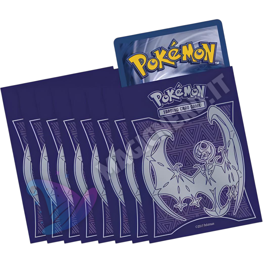 Pokemon – Proteggi carte Standard pacchetto da: 65 Bustine Lunala