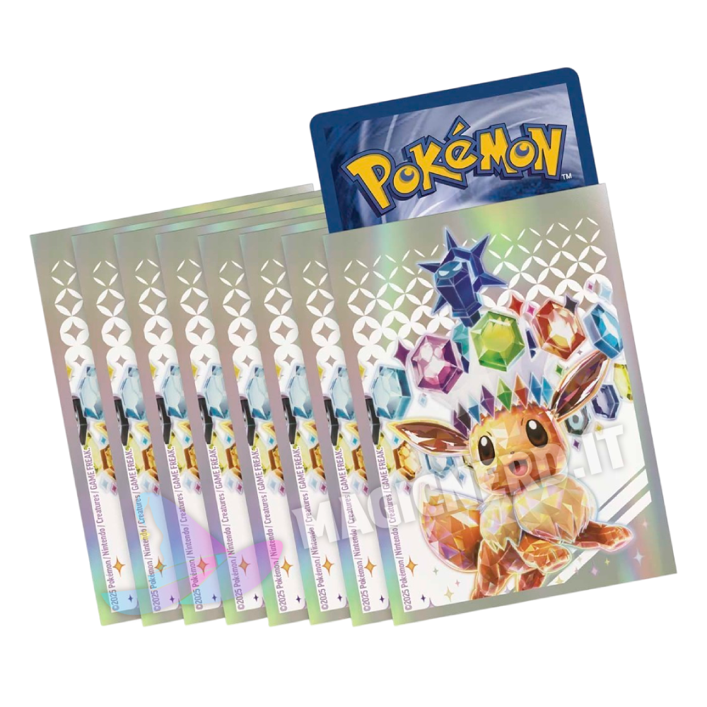 Pokemon – Proteggi carte Standard pacchetto da: 65 Bustine Evoluzioni Prismatiche