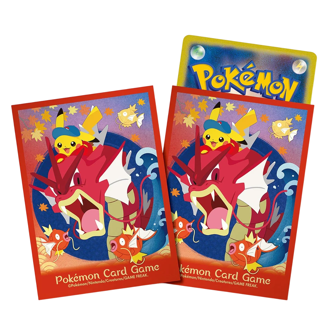 Pokemon – Bustine Protettive Standard Pokemon Center Hiroshima - Shiny Gyarados (64 Bustine)