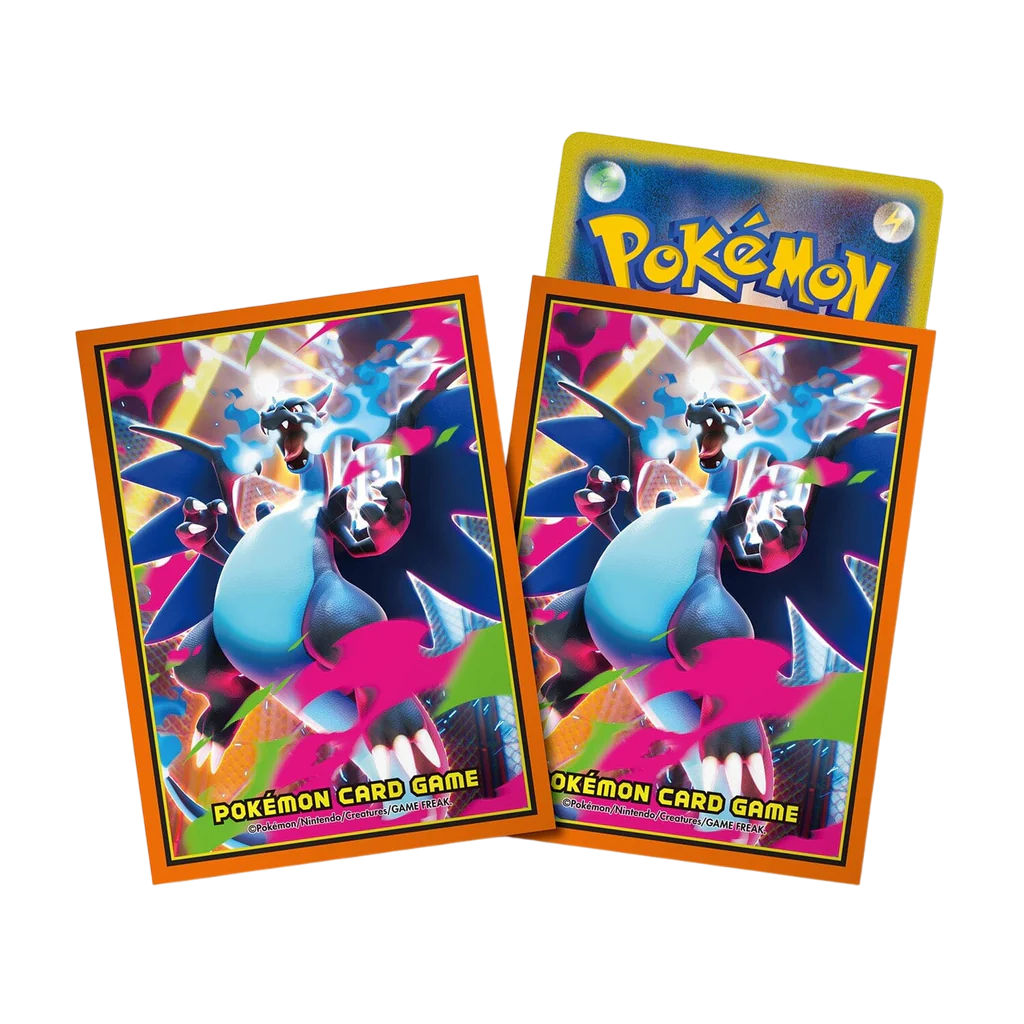 Pokemon – Bustine Protettive Standard Pokemon Center Inferno X - Mega Charizard X (64 Bustine)