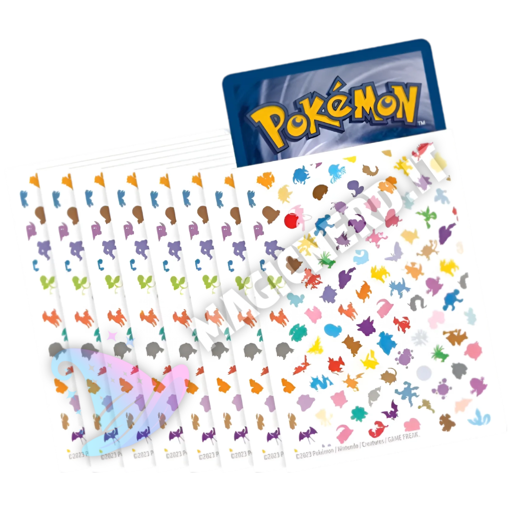 Pokemon – Proteggi carte Standard pacchetto da: 65 Bustine Scarlatto e Violetto 151