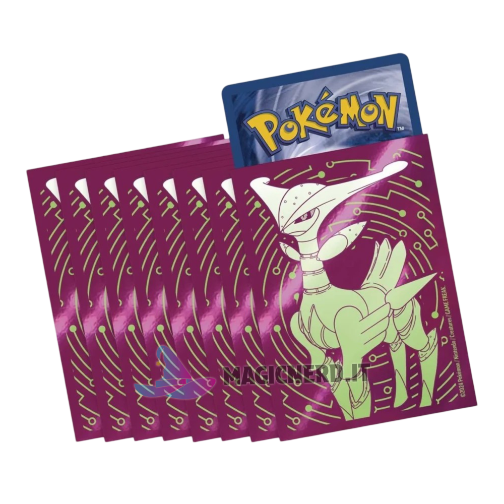 Pokemon – Proteggi carte Standard pacchetto da: 65 Bustine Cronoforze (Fogliaferrea)