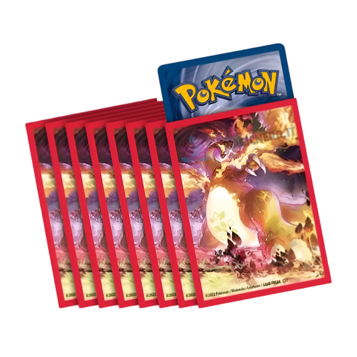 Pokemon – Proteggi carte Standard pacchetto da: 65 Bustine Ultra Premium Charizard