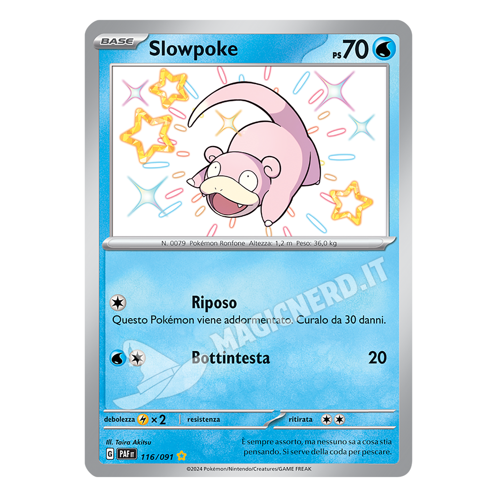 116/091 Slowpoke Shiny