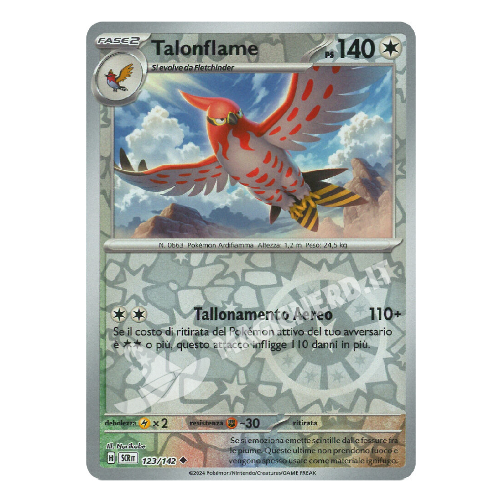 Talonflame Non Comune Reverse SCR 123 (ITA)