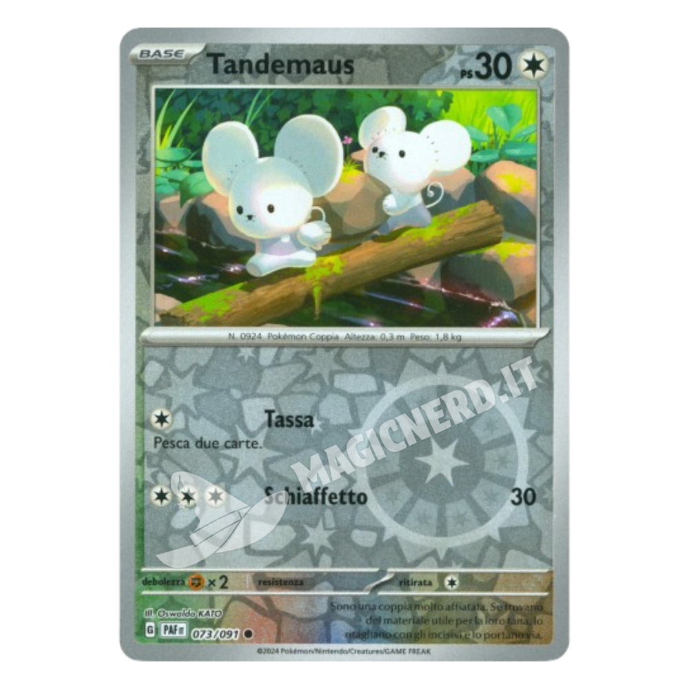 073/091 Tandemaus Comune Reverse PAF