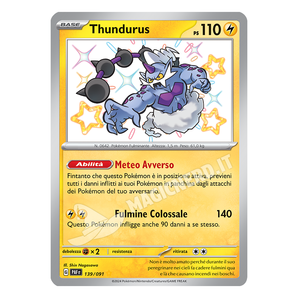 139/091 Thundurus Shiny
