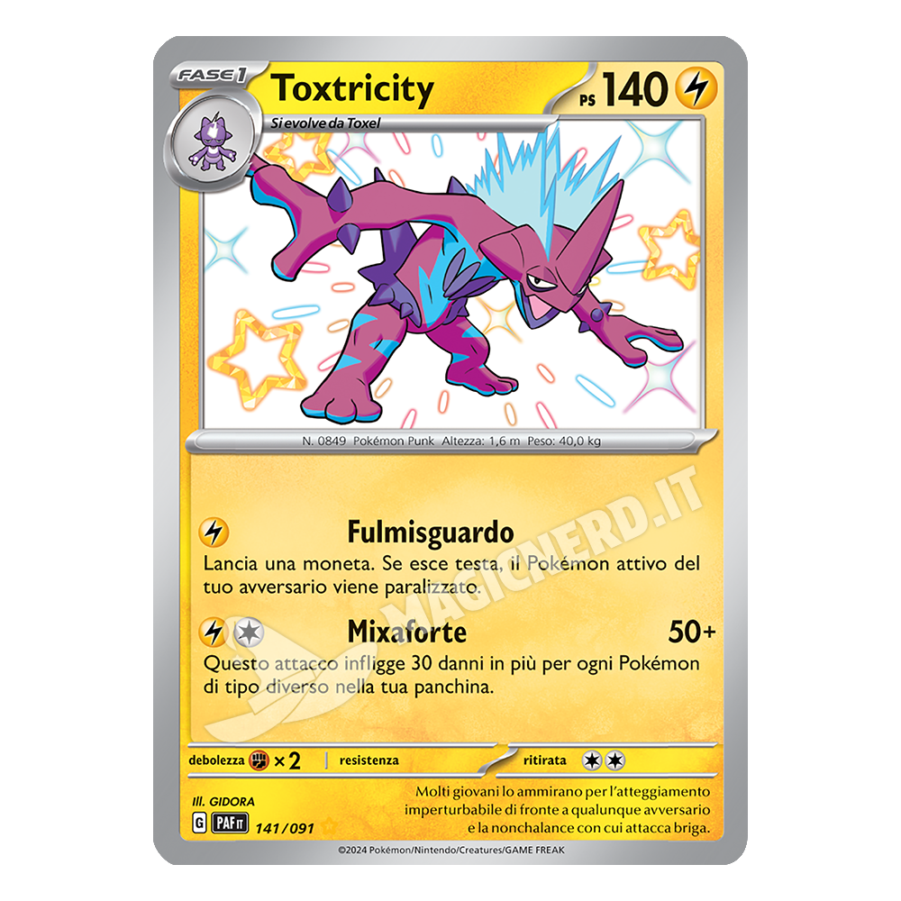 141/091 Toxtricity Shiny