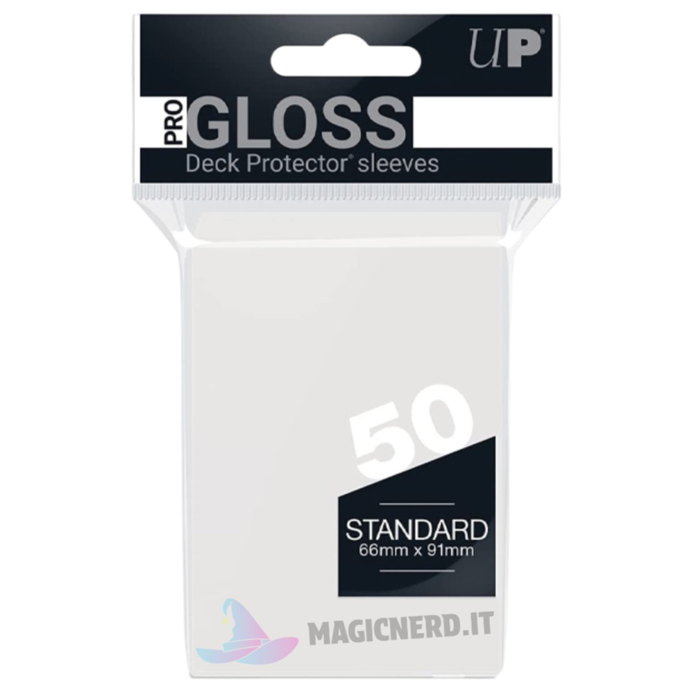 Sleeves PRO-Gloss Standard Size Clear (50 Bustine) - Ultra Pro