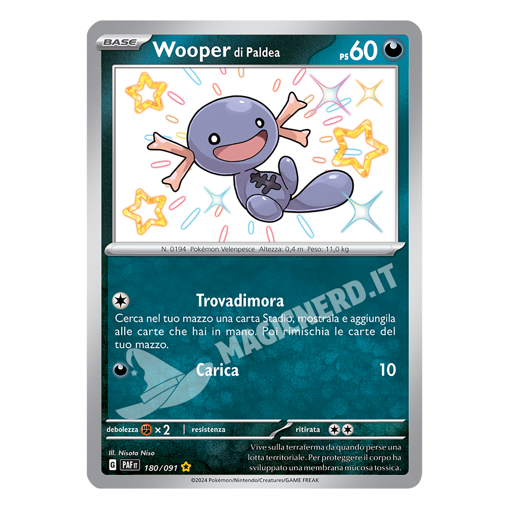 180/091 Wooper Di Paldea Shiny