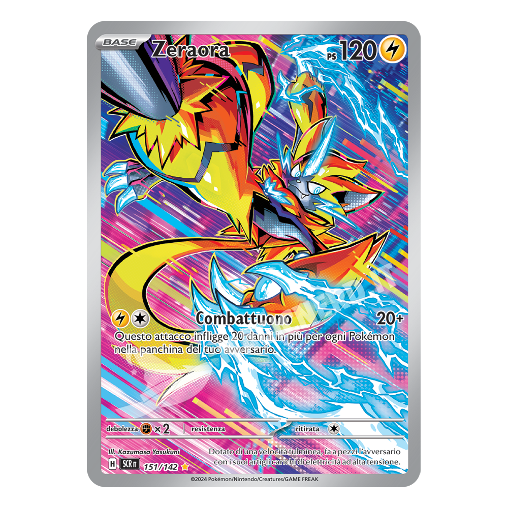 Zeraora Illustrazione Rara SCR 151 (ITA)