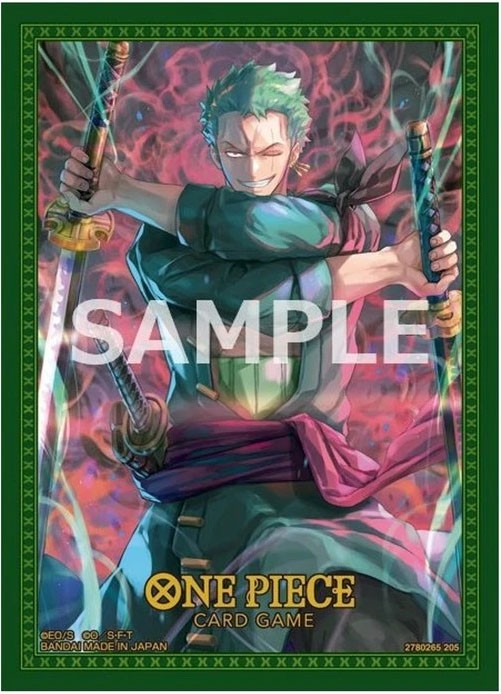 Zoro Official Sleeves One Piece Card Game (70 Sleeves)