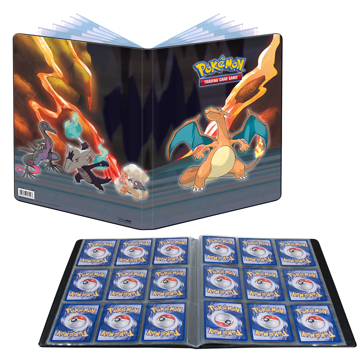 Album Ultra Pro Pokemon - Charizard Scorching Summit 9 Tasche 10 Pagine