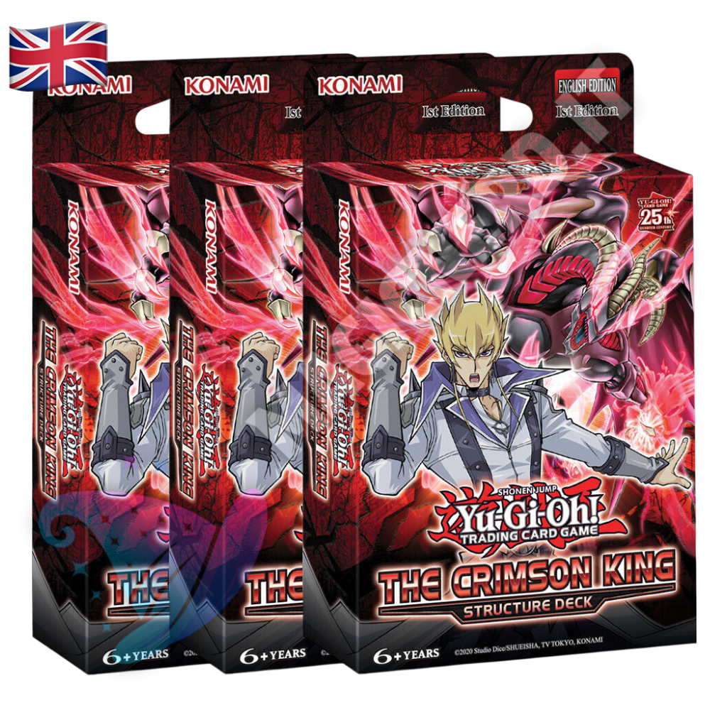 3x The Crimson King Structure Deck Yu-Gi-Oh! ENG