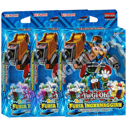 3x Furia Ingranaggian Structure Deck 1a Edizione ITA