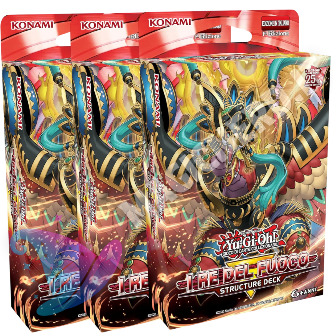 I Re del Fuoco 3x Structure Deck (1a Edizione ITA)
