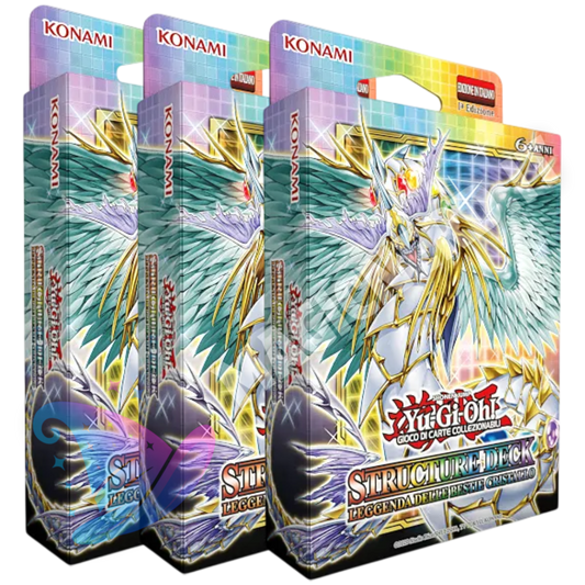 3X Yu-Gi-Oh! Structure Deck: Leggenda Delle Bestie Cristallo ITA